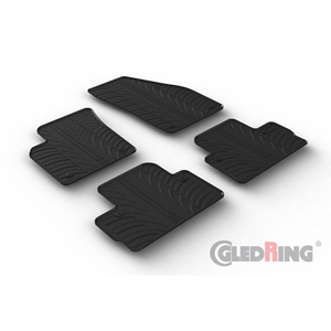 Gledring Rubbermatten passend voor Volvo C30 2006-2013 (T profiel 4-d
