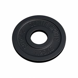 Gorilla Sports Olympische Halterschijf 1,25 kg Gietijzer Zwart 50/51 MM