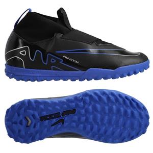 Nike Air Zoom Mercurial Superfly 9 Academy TF Shadow - Zwart/Zilver/Blauw Kids