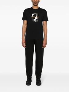 Calvin Klein logo-patch jersey track pants - Zwart