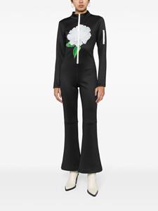 Cynthia Rowley Jumpsuit met bloemenprint - Zwart