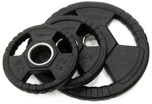 Toorx Fitness Rubber Olympische Halterschijf 50 mm - 15 kg - Per stuk