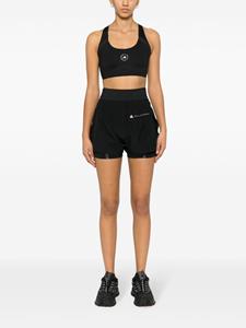 Adidas by Stella McCartney logo-print sports bra - Zwart