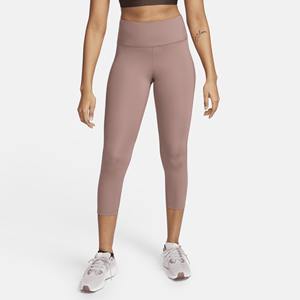 Nike Fast Cropped hardlooplegging met halfhoge taille voor dames - Paars