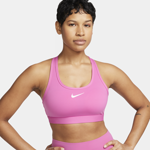 Nike Swoosh Medium Support padded sport-bh - Rood