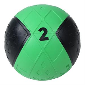 Lifemaxx LMX Medicijn Baledicine Ball - 2 kg - Zwart/Groen
