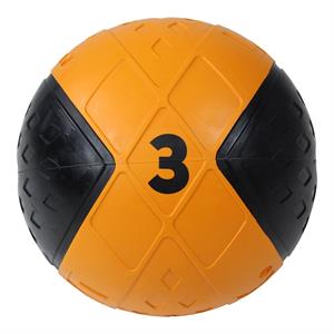 Lifemaxx LMX Medicijn Baledicine Ball - 3 kg - Zwart/Oranje