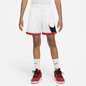 NIKE Dri-FIT Big Kids' (Boys') Basketball Shorts 101 - white/university red/black