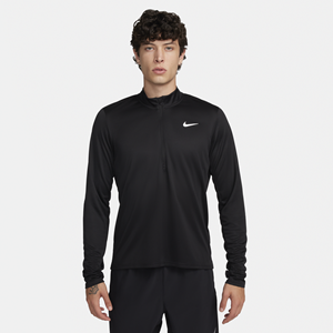 Nike Pacer Dri-FIT hardlooptop met halflange rits voor heren - Zwart