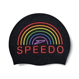 Speedo PrideSilikonkappe für Erwachsene Regenbogen