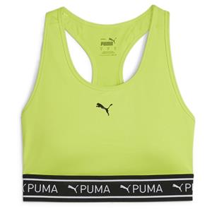 PUMA 4Keeps Elastic Mid Support Sport-BH Damen 39 - lime pow