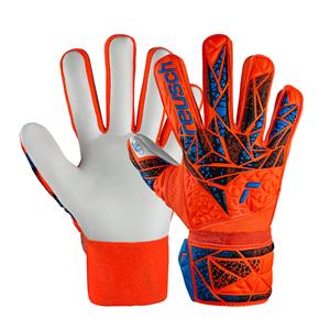 Reusch Attrakt Starter Solid Finger Support Junior - Hyper Orange - Keepershandschoenen - Maat 6
