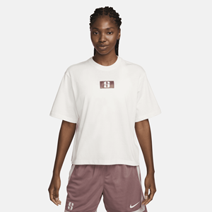 Nike Sabrina recht basketbalshirt voor dames - Wit