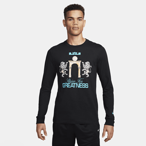 Nike LeBron T-shirt met lange mouwen voor heren - Zwart