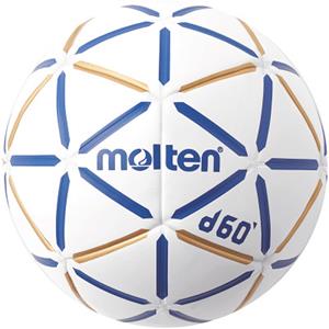 molten D60 Handball weiß/blau/gold