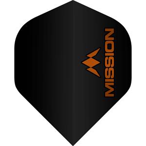 Mission Mission Logo 100 Black Orange