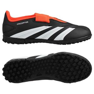 Adidas Predator Club Velcro TF Solar Energy - Zwart/Wit/Rood Kids