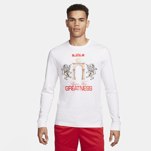 Nike LeBron T-shirt met lange mouwen voor heren - Wit