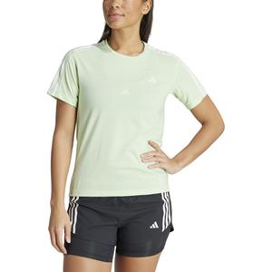 adidas OWN THE RUN 3 STRIPES T-Shirt Damen grün 