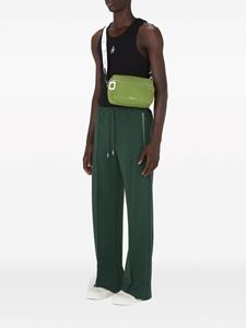 JW Anderson zip-pocket straight track pants - Groen