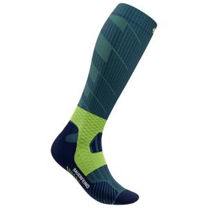 Bauerfeind Sports  Women's Trail Run Compression Socks - Hardloopsokken, blauw