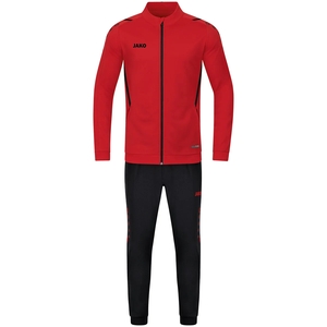 JAKO Polyester Challenge Trainingsanzug Damen rot/schwarz