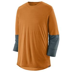 Patagonia  Merino 3/4 Sleeve Bike Jersey - Fietsshirt, oranje/bruin