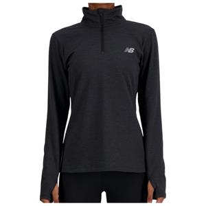 New Balance  Women's Sport Essentials Space Dye Quarter Zip - Hardloopshirt, zwart