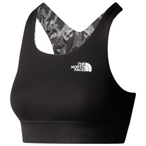 The North Face  Women's Flex Reversible Bra Print - Sportbeha, zwart
