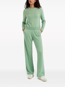 Chinti & Parker The Wide Leg cashmere trousers - Groen