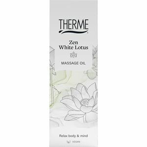 2e halve prijs: Therme Massage Olie Zen White Lotus 125 ml