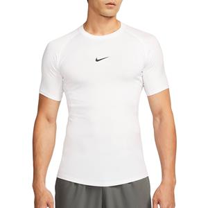 NIKE Pro Dri-FIT Tight kurzarm Fitnessshirt Herren 100 - white/black