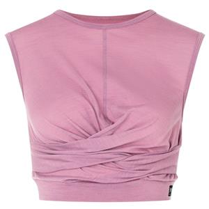 Super.Natural  Women's Wrap Top - Yogatanktop, roze