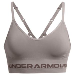 Under Armour  Women's Seamless Low Long Bra - Sportbeha, grijs