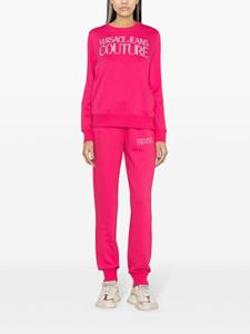 Versace Jeans Couture Trainingsbroek met geborduurd logo - Roze