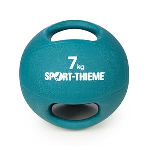 Sport-Thieme Medicinbal met handgrepen, 7 kg, Lichtblauw