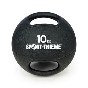 Sport-Thieme Medizinball "Dual Grip", 10 kg, Schwarz