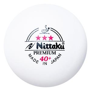 Nittaku Tafeltennisballen Premium 40+, Set van 12