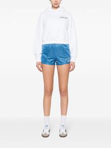 Sporty & Rich perforated-design shorts - Blauw