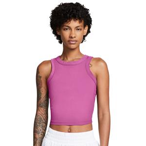 Nike Womens One Fitted Dri-FIT Crop Tank Top