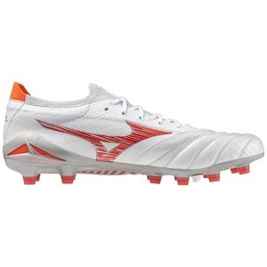 Mizuno Morelia Neo IV Beta Made in Japan FG Charge - Wit/Radiant Red