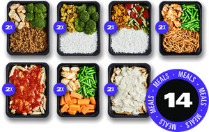 Prep The Food Prep Meals | Kip variatiepakket 2 weken diepvries