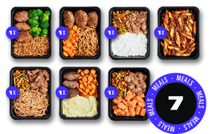Prep The Food Prep Meals | Gehakt en pulled beef variatiepakket 1 week