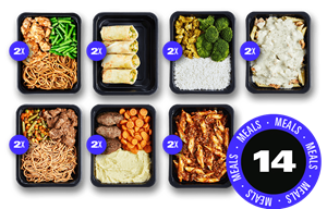 Prep The Food Prep Meals | Kip gehakt en pulled beef variatiepakket 2 weken