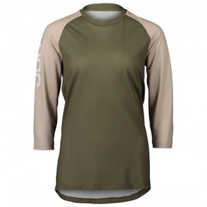 POC  Women's MTB Pure 3/4 Jersey - Fietsshirt, olijfgroen
