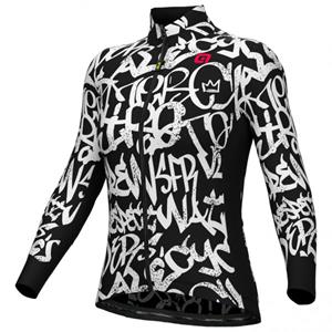 Alé  Women's Solid Ride L/S Jersey - Fietsshirt, zwart/grijs
