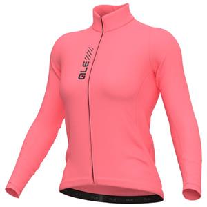Alé  Women's Color Block L/S Jersey - Fietsshirt, roze