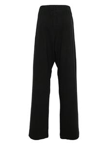 Yeezy elasticated cotton track pants - BLACK