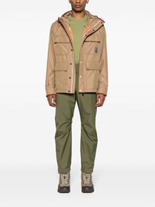Moncler Grenoble mid-rise tapered performance trousers - Groen