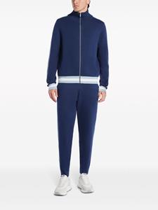 CHÉ tapered cotton track pants - Blauw